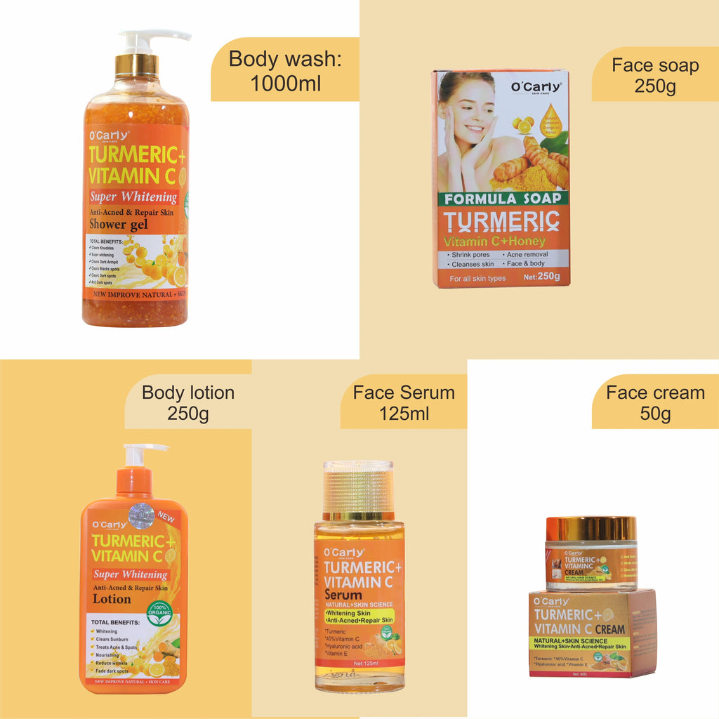 Set Lotion Corps Illuminatrice — Curcuma & Vitamine C