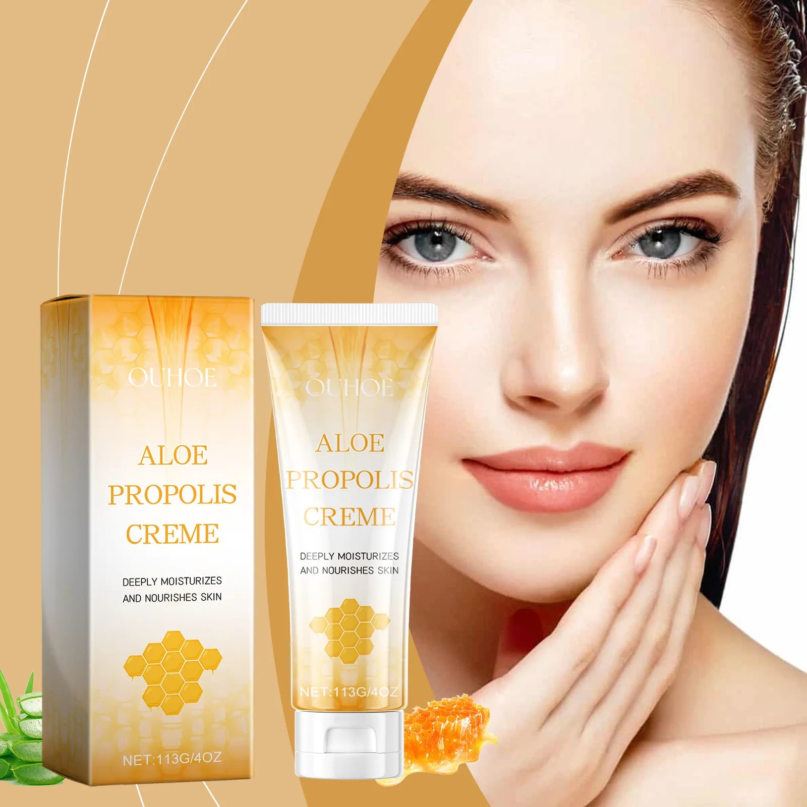 Crème Visage Hydratante — Éclat & Jeunesse