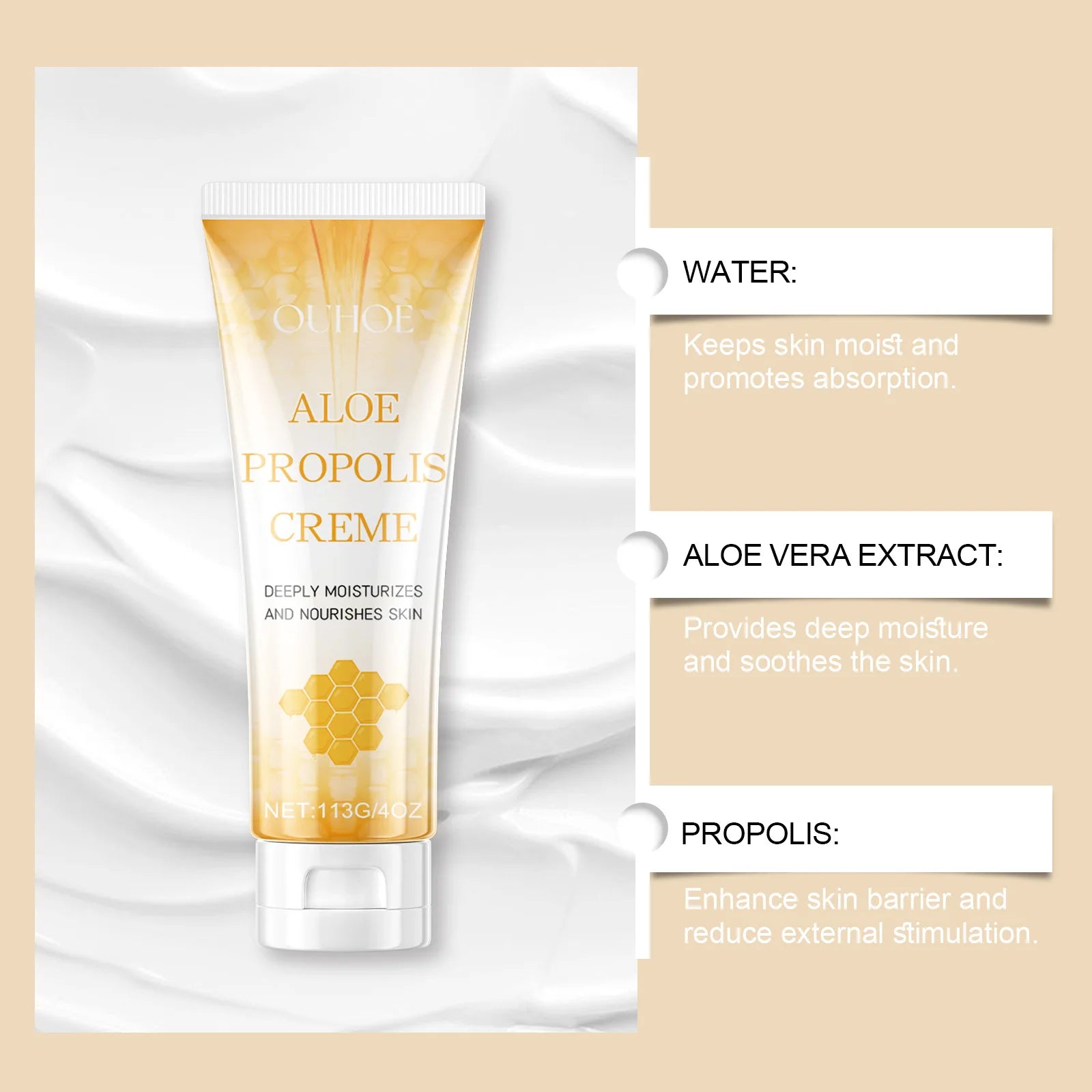 Crème Visage Hydratante — Éclat & Jeunesse